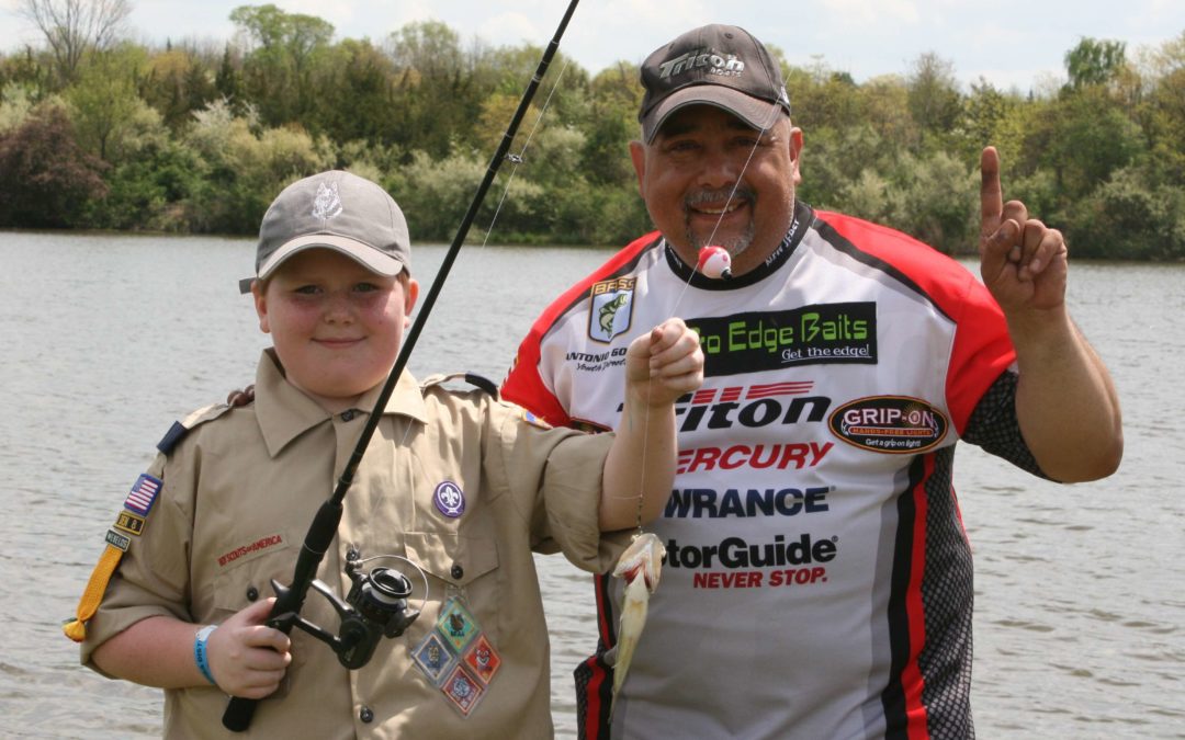 Scouts in New Jersey go fishing